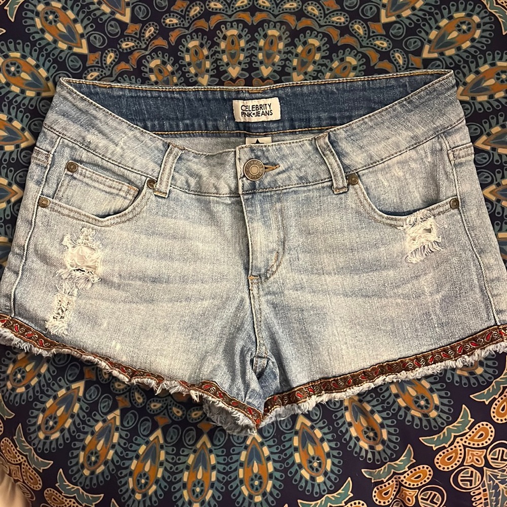 Celebrity Pink Denim Shorts